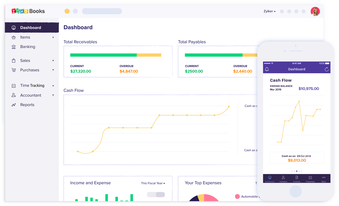 Accounting & Bookkeeping Software - Zoho Books