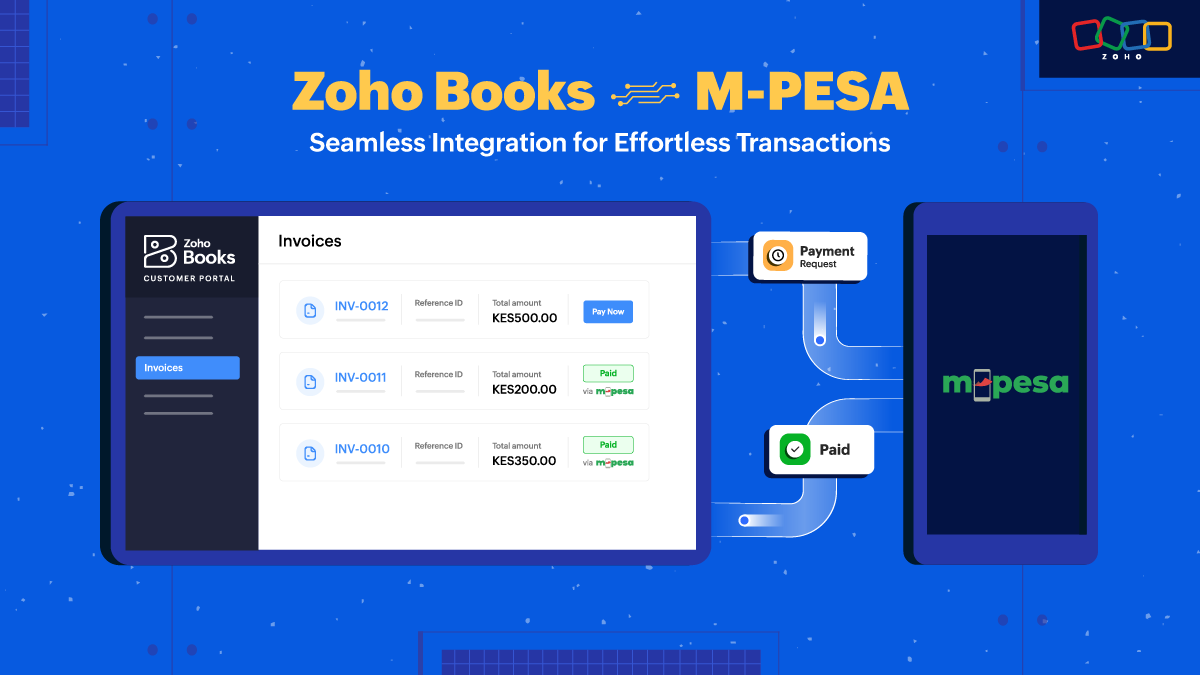 M-PESA and Zoho Books: Empowering transactions in Kenya